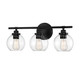 Carson Three Light Bath Bar (8-4050-3-BK)