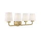 Capra Four Light Bath Bar (8-4090-4-322)