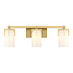 Savoy House - 8-4128-3-322 - Three Light Bathroom Vanity - Caldwell - Warm Brass