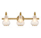 Savoy House - 8-4417-3-322 - Three Light Bathroom Vanity - Adams - Warm Brass