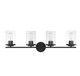 Marshall Four Light Bath Bar (8-8020-4-BK)