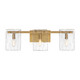 Savoy House - 8-8204-3-322 - Three Light Bathroom Vanity - Genry - Warm Brass