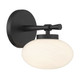 Barrow One Light Wall Sconce (9-1050-1-BK)