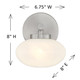 Barrow One Light Wall Sconce (9-1050-1-SN)