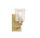 Savoy House - 9-1972-1-322 - One Light Bath - Hampton - Warm Brass