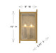 Jacobs Two Light Wall Sconce (9-3800-2-322)