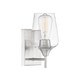 Octave One Light Wall Sconce (9-4030-1-SN) Octave One Light Wall Sconce (9-4030-1-SN)