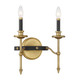 Consulate Two Light Wall Sconce (9-9510-2-143)