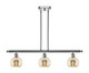 Innovations - 516-3I-PC-G128-6 - Three Light Island Pendant - Ballston - Polished Chrome