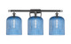 Innovations - 516-3W-PC-G559-8BL - Three Light Bath Vanity - Ballston - Polished Chrome