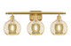 Innovations - 516-3W-SG-G128-8 - Three Light Bath Vanity - Ballston - Satin Gold