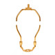 Satco - 90-923 - Heavy Duty Harp - Polished Brass