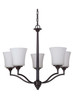 Craftmade - 41725-OB - Five Light Chandelier - Helena - Oiled Bronze
