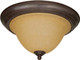 Nuvo Lighting - 60-1026 - Two Light Flush Mount - Castillo - Sonoma Bronze / Champagne
