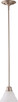 Nuvo Lighting - 60-3257 - One Light Mini Pendant - Empire - Brushed Nickel