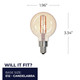 Bulbrite - 776906 - Light Bulb - Filaments: - Antique