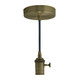 Bulbrite - 810083 - Pendant - Builder Fixtures - Warm Gold