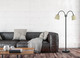 Gail Two Light Floor Lamp (BO-2444FL-DB)