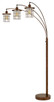 Cal Lighting - BO-2668-3L-RU - Three Light Arc Floor Lamp - Silverton - Rust