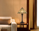 Tiffany Two Light Table Lamp (BO-2676TB)