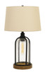 Cal Lighting - BO-2840TB - Two Light Table Lamp - Ciney - Black/Wood