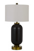 Cal Lighting - BO-2905TB-BAB - One Light Table Lamp - Sycamore - Antique Brass/Black