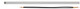 Cal Lighting - CF-1001-ROD-36 - Extension Rod - Breezymeadow - Brushed Steel