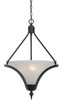 Cal Lighting - FX-3541/1P - Three Light Pendant - Rockwood - Dark Bronze