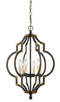 Cal Lighting - FX-3593-6 - Six Light Pendant - HOWELL - Irontiqued Gold