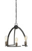 Cal Lighting - FX-3664-3 - Three Light Chandelier - Kinder - Dark Bronze