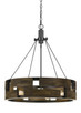 Cal Lighting - FX-3670-6 - Six Light Chandelier - Bradford - Smoky Wood