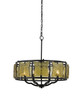 Cal Lighting - FX-3677-6 - Six Light Chandelier - Revenna - Black