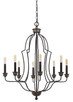 Cal Lighting - FX-3689-8 - Eight Light Chandelier - Lebrija - Textured Bronze