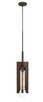 Cal Lighting - FX-3690-1 - One Light Pendant - Almeria - Pine/Iron