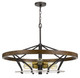 Cal Lighting - FX-3721-6 - Six Light Chandelier - Sherrill - Bronze/Wood
