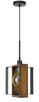 Cal Lighting - FX-3755-1 - One Light Pendant - Agrigento - Wood/Black