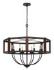 Cal Lighting - FX-3761-8 - Eight Light Chandelier - Renton - Oak