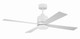 Craftmade - MCY52W4 - 52Ceiling Fan - McCoy 52 4 Blade - White