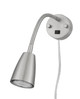 Cal Lighting - LA-8047 - LED Wall Lamp - Gooseneck - Brushed Steel