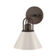 Hunter - 13167 - One Light Wall Sconce - Carrington Isle - Sandstone