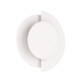 Hunter - 13264 - LED Wall Sconce - Opaline Crest - Matte White Ceramic