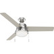 Hunter - 50540 - 52 Ceiling Fan - Aker - Brushed Nickel