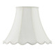 Cal Lighting - SH-8105/12-EG - Shade - PIPED SCALLOP BELL - Eggshell