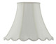Cal Lighting - SH-8105/16-EG - Shade - PIPED SCALLOP BELL - Eggshell