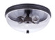 Sivo Two Light Outdoor Flush Mount