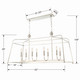 Sylvan Eight Light Chandelier (2249-PN_NOSHADE)