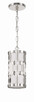 Jennings One Light Pendant in Polished Nickel (60-2260-PN)