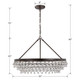 Calypso Six Light Chandelier in Vibrant Bronze (60-275-VZ)