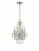 Crystorama - 3224-CH-CL-SAQ - Four Light Mini Chandelier - Imperial - Polished Chrome
