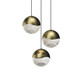Sonneman - 2914.14-LRG - LED Pendant - Grapes - Brass Finish